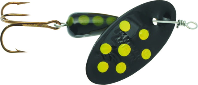 Panther Martin Spotted In-Line Spinner Treble Fishing Hook Size 4 1/8oz 1 Piece Spotted Black