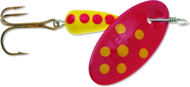 Panther Martin Spotted In-Line Spinner Treble Fishing Hook Size 4 1/8oz 1 Piece Spotted Red