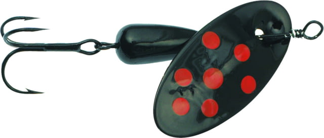 Panther Martin Spotted In-Line Spinner Treble Fishing Hook Size 6 1/4 oz 1 Piece Spotted Black with Fluorescent