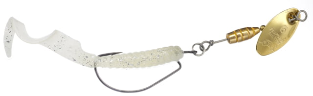 Panther Martin Lil Curly WeedRunners Single Fishing Hook 4WR 2/0 1 Piece Gold White Ice