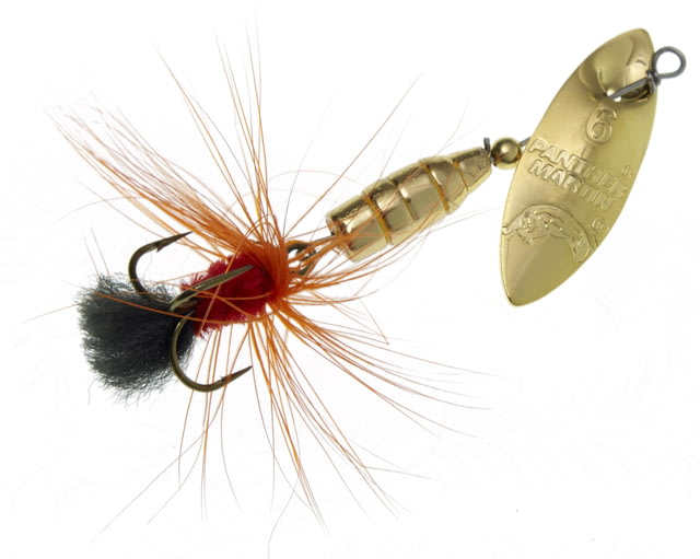 Panther Martin Willow Strike Metal Fly Gold & Orange Size 6