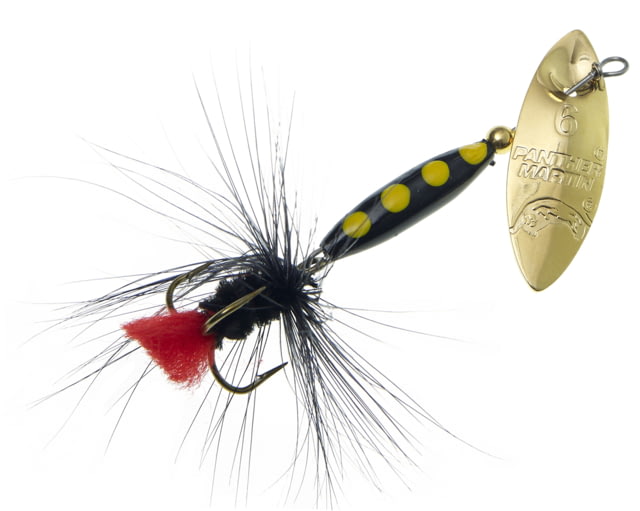 Panther Martin Willow Strike Regular Fly Gold & Black Size 6