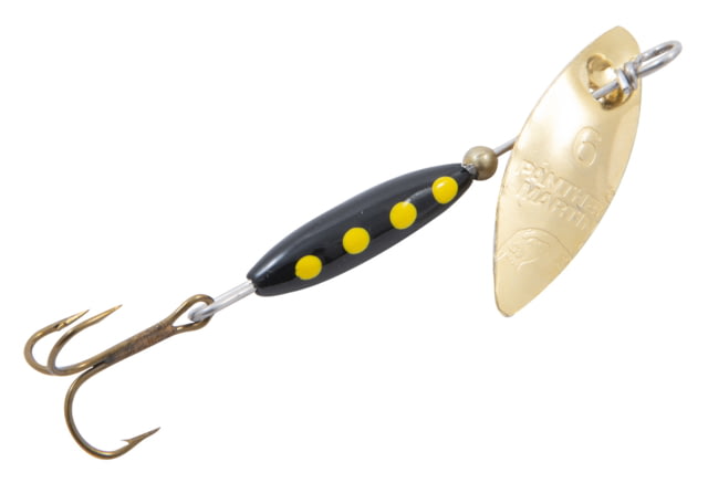 Panther Martin WillowStrike Regular Willow Leaf Treble Fishing Hook Size 4 1 Piece Gold 4 PMWSR-G