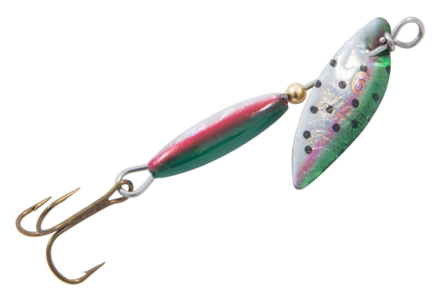 Panther Martin Willowstrike Holographic Willow Leaf Treble Fishing Hook Size 4 1 Piece Rainbow Trout 4 PMWSH-RTH
