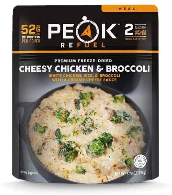 Peak Refuel Cheesy Chicken & Broccoli 52g