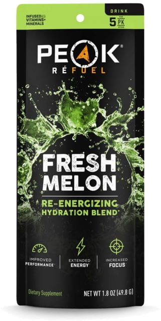 Peak Refuel Fresh Melon Re-Energizing Drink Stick Pack 5 Pack