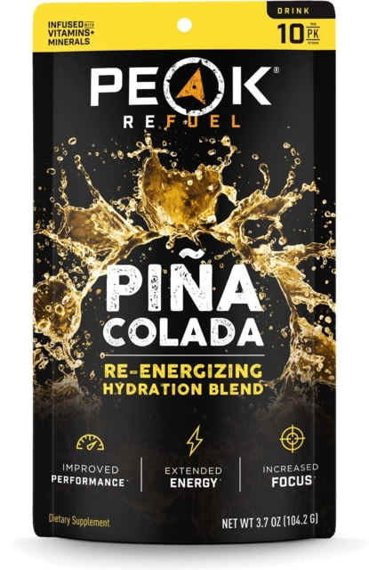 Peak Refuel Pina Colada Re-Energizing Drink Stick Pack 10 Pack