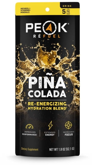 Peak Refuel Pina Colada Re-Energizing Drink Stick Pack 5 Pack