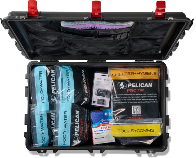 Pelican SRVL4 4 Person Emergency Kit Black 1650