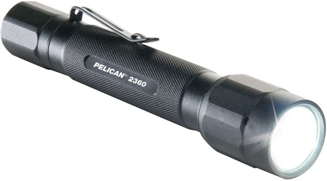 Pelican ProGear 2360 Gen-4 High 250 Lu. LED Light Black Low 24 Lumens 2 x AA Included 023600-0001-110