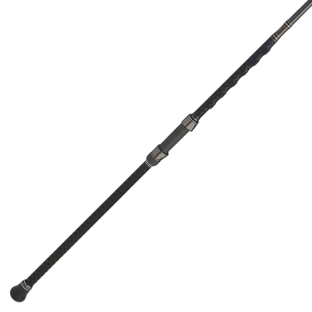 Penn Fishing Carnage III Surf Spinning Rod Saltwater Handle Type B 9ft. Rod Length Medium Power Moderate Fast Action 2 Pieces Silver/Black/Gold