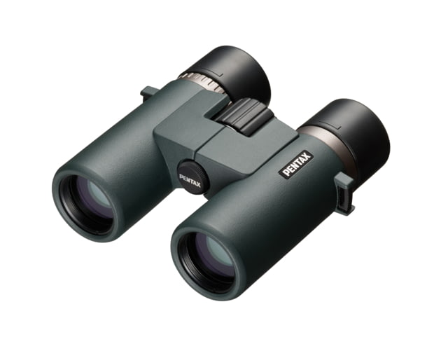 Pentax AD 7x32mm ED Roof Prism Binoculars Thermoplastic Elastomer Resin Dark Green Compact