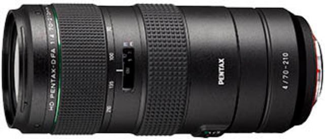 Pentax HD-D FA 70-210MM F4ED SDM WR Lens Black