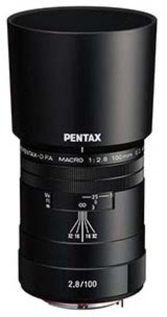 Pentax HD-D FA Macro F2.8ED AW Camera Lenses 100mm Black