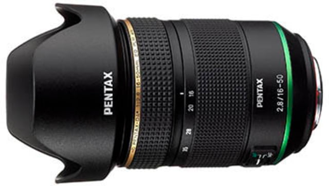 Pentax HD DA 16-50mm F2.8 ED PLM AW Lens Black