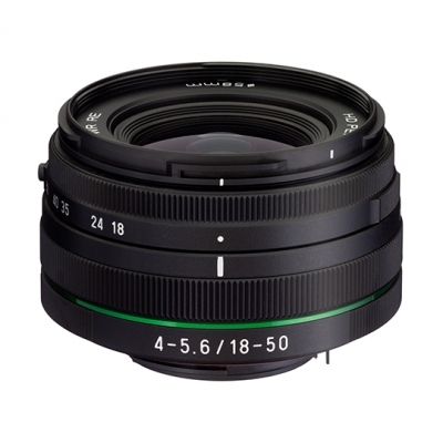 Pentax HD-DA 18-50mm F4-5.6 DC WR RE Thin Standard Zoom Lens Black