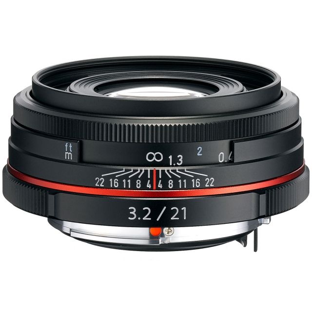 Pentax HD-DA 21mm F3.2AL Limited Lens Black