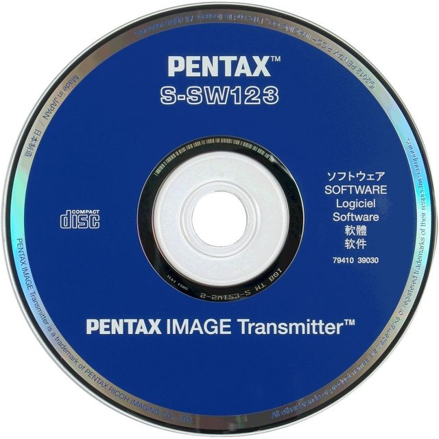 Pentax Image Transmitter Software S-SW123