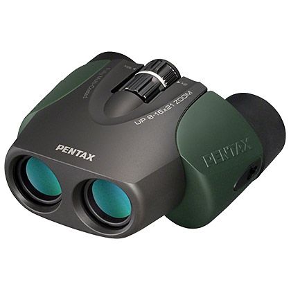 Pentax U-Series Compact Porro-Prism UP 8-16x21 Binocular Green