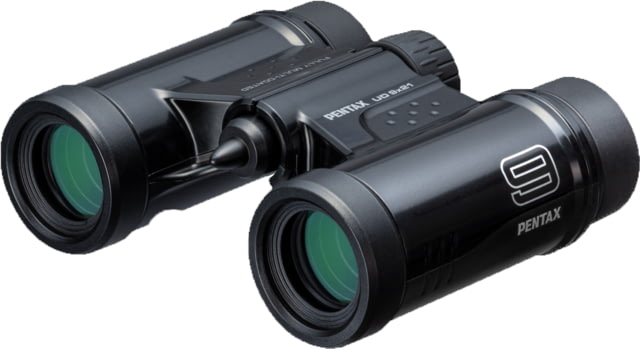 Pentax UD 9 X 21mm Black Compact Roof Prism Binoculars Black Medium