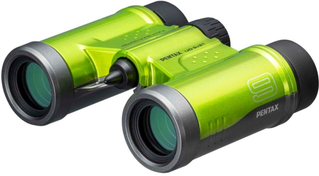 Pentax UD 9 X 21mm Black Compact Roof Prism Binoculars Green Medium