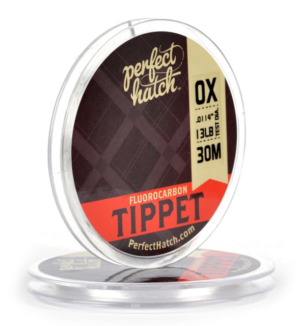 Perfect Hatch Fluorocarbon Tippet Material 0X Clear