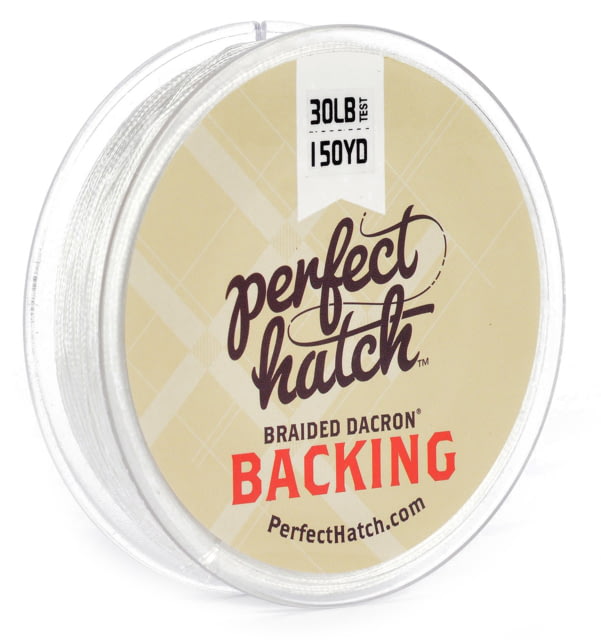 Perfect Hatch Fly Line Backing 30lb 150 yd White