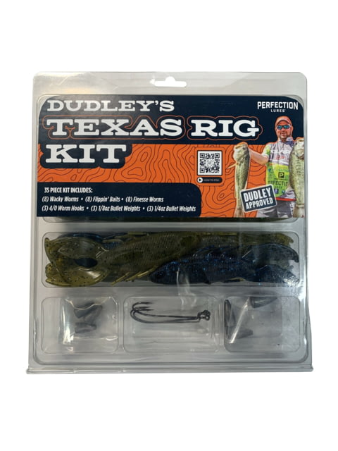 Perfection Lures Dudleys 35 Piece Texas Rig Kit