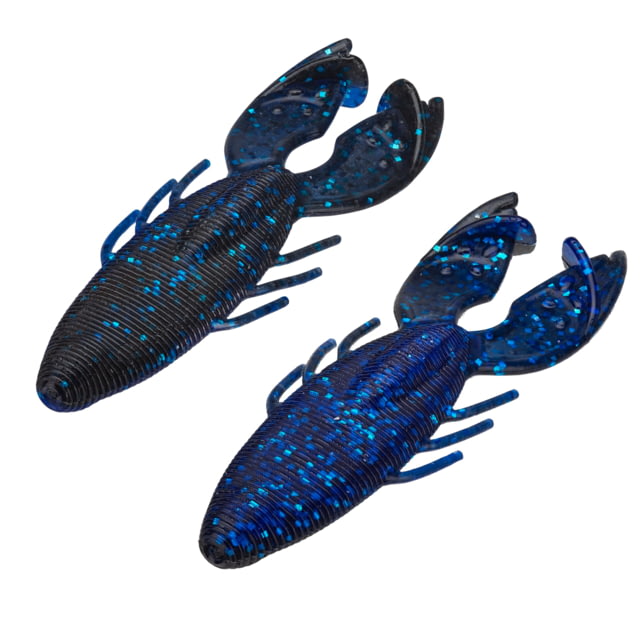 Perfection Lures Dudley's Flippin Bait Black and Blue Shimmer 3.75 in