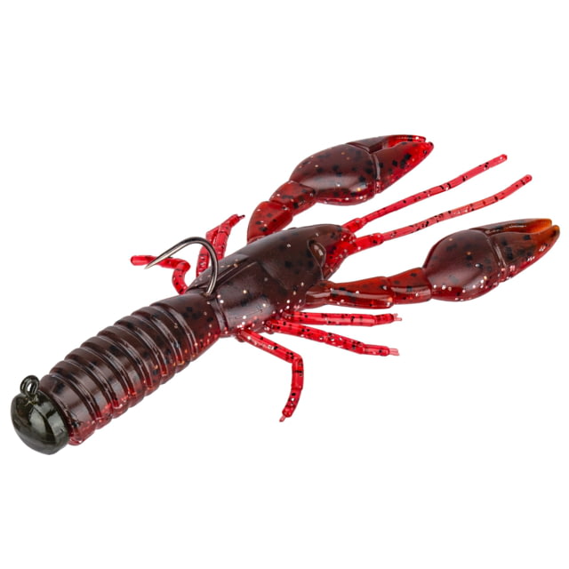 Perfection Lures Pre-Rigged Ned Craw Red Craw 3.5 in