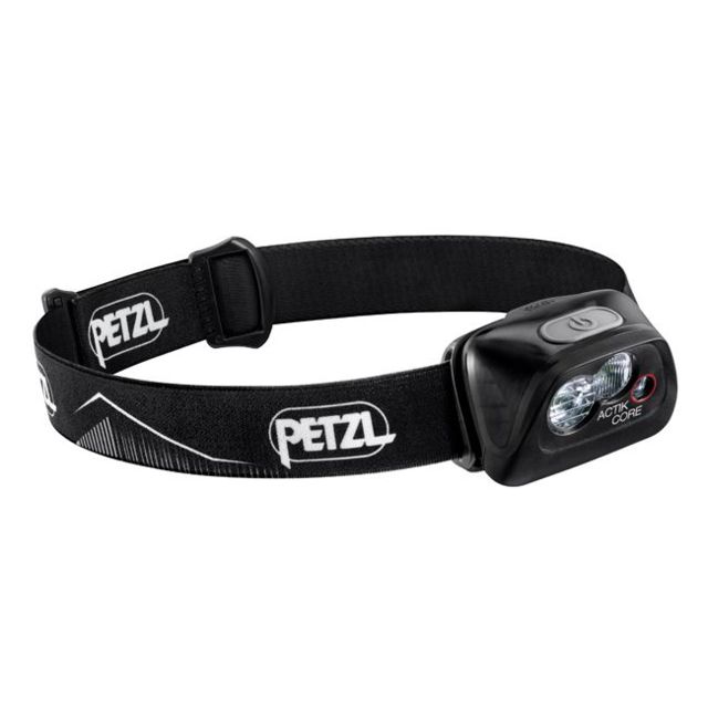 Petzl Actik Core LED Headlamp LR03 Red/White 450 Lumens Black