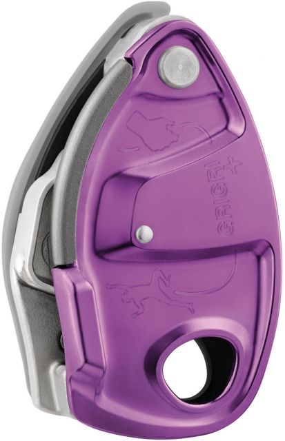 Petzl GriGri w/Assisted Braking Belay Device w/Anti-Panic Feature Violet D13A VI