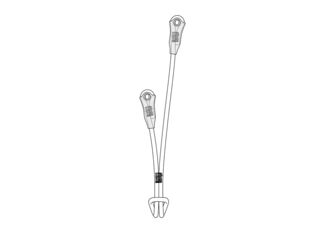 Petzl Petzl Joko-I Lanyard Orange 70 cm - $54.95 at CampSaver.com