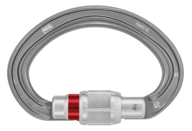 Petzl Omni Screw-Lock Carabiner Gray