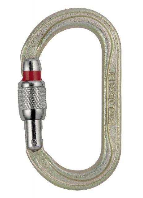 Petzl Oxan Carabiner Gold Screw-Lock M72A SL