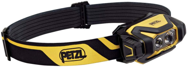 Petzl PIXA R 1250 mAh CORE PRO Rechargeable Battery 600 Lumens LED Headlamp Black/Yellow