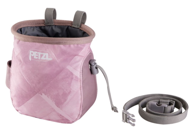 Petzl Saka Ergonomic Chalk Bag With Belt Rose