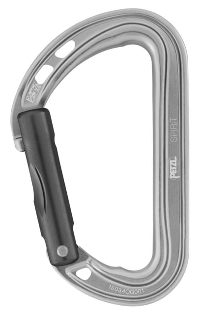 Petzl Spirit Carabiner Straight Grey One Size