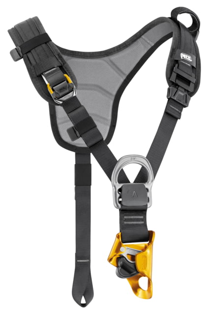 Petzl Top Croll Chest Harness Black/Yellow Small