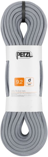 Petzl 9.2 mm Volta Rope Gray 50 m R35AN 050