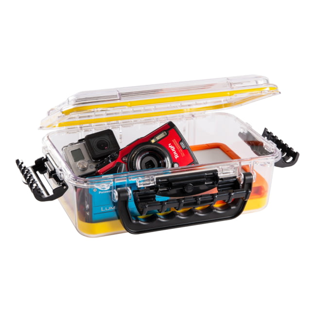 Plano Plano Guide Series Medium Polycarbonate Waterproof Case11x7.25x4in Yellow/Clear