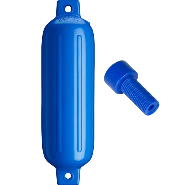 Polyform U.S. Polyform U.S. G-3 Twin Eye Fender 5.5in x 19in - Blue w/Adapter