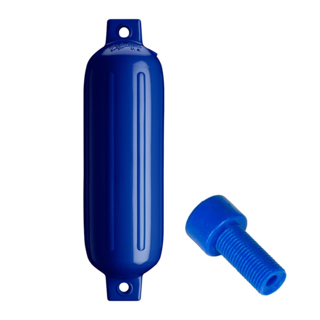 Polyform U.S. G-3 Twin Eye Fender 5.5in x 19in - Cobalt Blue w/Adapter G-3-COBALT BLUE