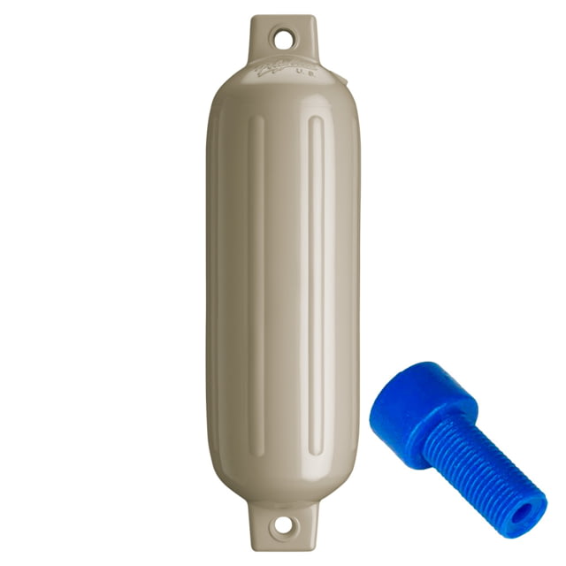 Polyform U.S. Polyform U.S. G-3 Twin Eye Fender 5.5in x 19in - Sand w/Adapter