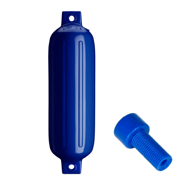 Polyform U.S. G-4 Twin Eye Fender 6.5in x 22in - Cobalt Blue w/Adapter G-4-COBALT BLUE