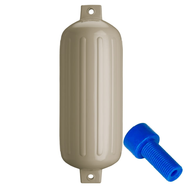 Polyform U.S. Polyform U.S. G-6 Twin Eye Fender 11in x 30in - Sand w/Adapter
