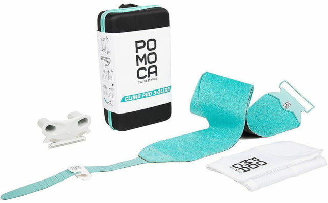 POMOCA Climbpros-Glide R2C 120mm CF V2 Turquoise Extra Small