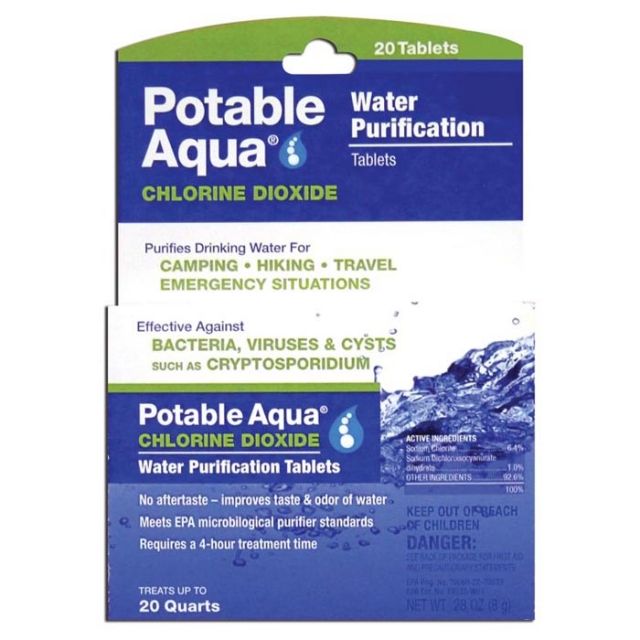 Potable Aqua Chlorine Dioxide Tablets 713233