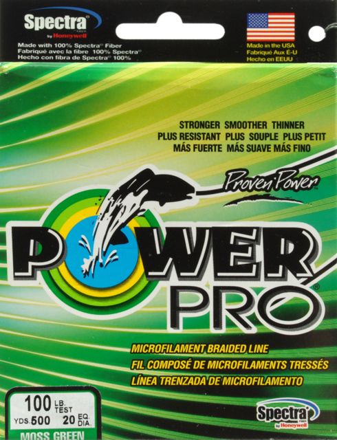 Power Pro 100Lbx500Yd Green PP Braid 047968