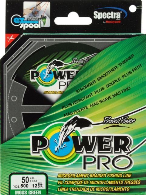 Power Pro 50Lbx500Yd Green PP Braid 047965